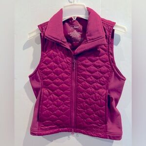 L.L. Bean XS Ladies Pink Quilted Vest